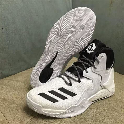 adidas D Rose 7 Black White Men's 